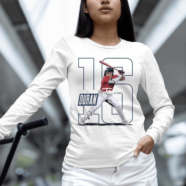 Jarren Duran Boston MLB Baseball Players MLBJDU202M Unisex Long Sleeve T-Shirt Jarren Duran Boston MLB Baseball Players MLBJDU202M Unisex Long Sleeve T-Shirt