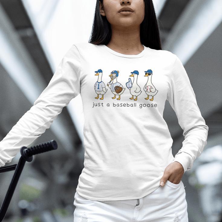 Just a Baseball GooseLife Is Better With Geese On Your Team Unisex Long Sleeve T-Shirt Just a Baseball GooseLife Is Better With Geese On Your Team Unisex Long Sleeve T-Shirt
