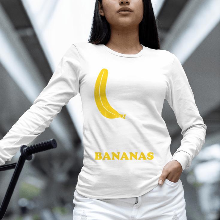 Love Bananas Banana Baseball Unisex Long Sleeve T-Shirt Love Bananas Banana Baseball Unisex Long Sleeve T-Shirt