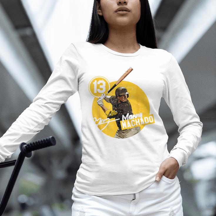 Manny Machado San Diego MLB Baseball Players MLBMAC4056 Unisex Long Sleeve T-Shirt Manny Machado San Diego MLB Baseball Players MLBMAC4056 Unisex Long Sleeve T-Shirt