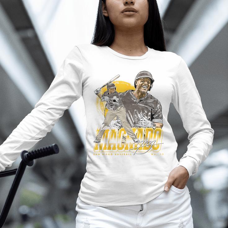 Manny Machado San Diego MLB Baseball Players MLBMMA302N Unisex Long Sleeve T-Shirt Manny Machado San Diego MLB Baseball Players MLBMMA302N Unisex Long Sleeve T-Shirt