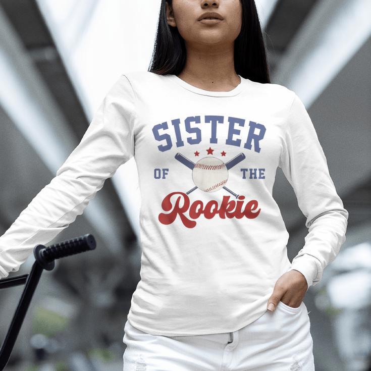 Sister Of Rookie 1st Birthday Baseball Boy Family Matching Unisex Long Sleeve T-Shirt Sister Of Rookie 1st Birthday Baseball Boy Family Matching Unisex Long Sleeve T-Shirt