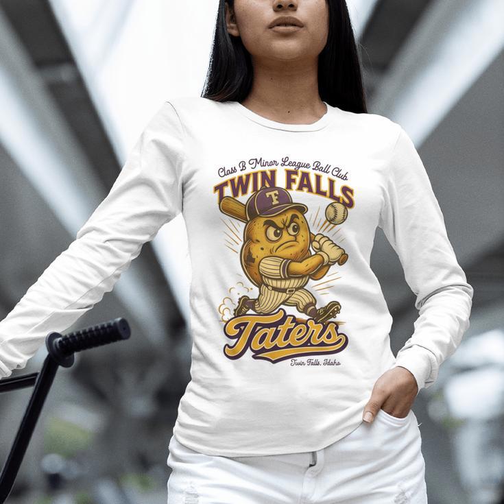 Twin Falls Taters Minor League Baseball Team Unisex Long Sleeve T-Shirt