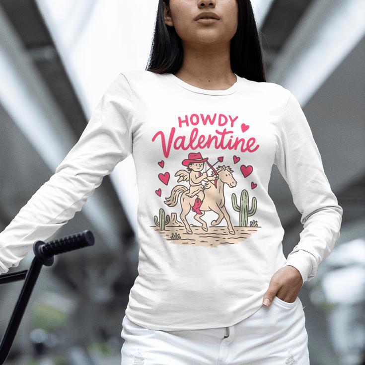 Valentine’s Day Western Life Cowboys Cupid Howdy Valentine Raglan Baseball Tee Unisex Long Sleeve T-Shirt Valentine’s Day Western Life Cowboys Cupid Howdy Valentine Raglan Baseball Tee Unisex Long Sleeve T-Shirt