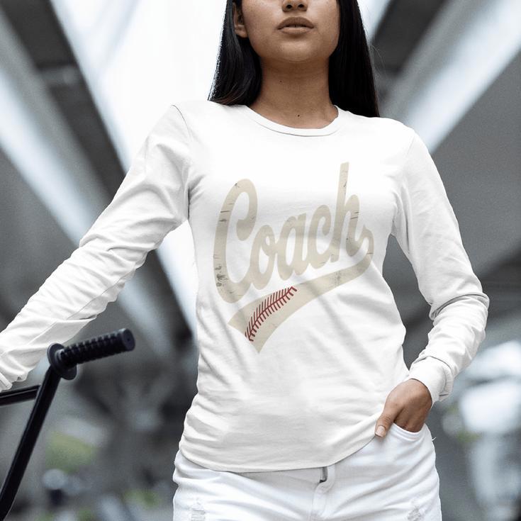 Vintage Baseball Coach Unisex Long Sleeve T-Shirt Vintage Baseball Coach Unisex Long Sleeve T-Shirt