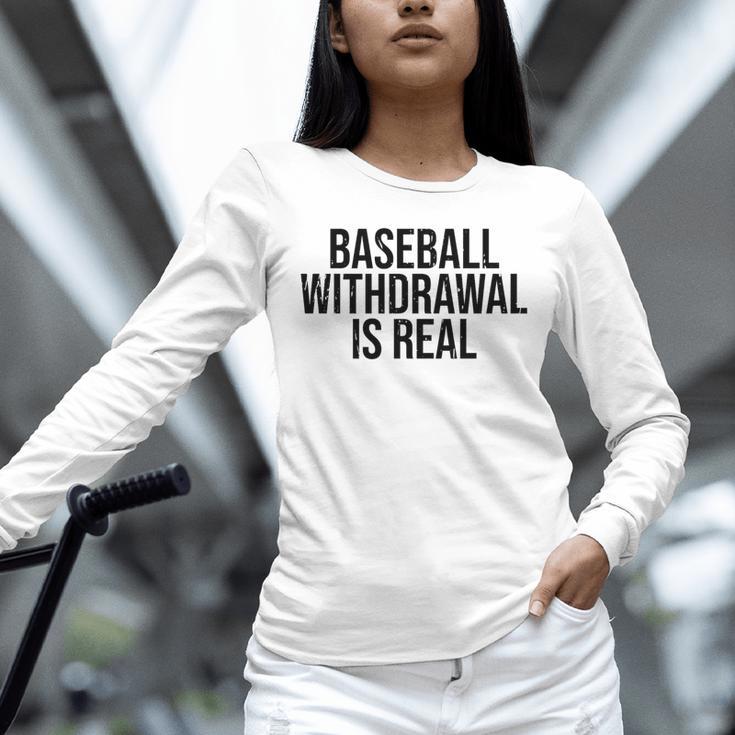 Vintage Baseball Withdrawal Is Real Premium Tri-Blend Unisex Long Sleeve T-Shirt Vintage Baseball Withdrawal Is Real Premium Tri-Blend Unisex Long Sleeve T-Shirt