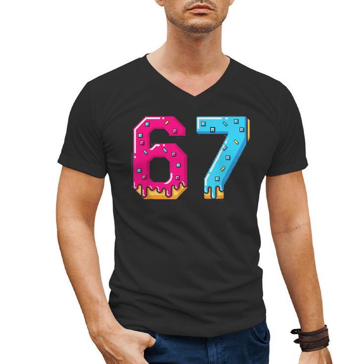 67 Shirt Baseball Life Style 101 Apparel Youth Drip Meme Men's V-Neck T-Shirt
