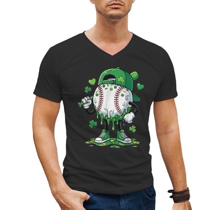 Baseball Icecream Apparel Youth Boy St Patrick's Day Men's V-Neck T-Shirt