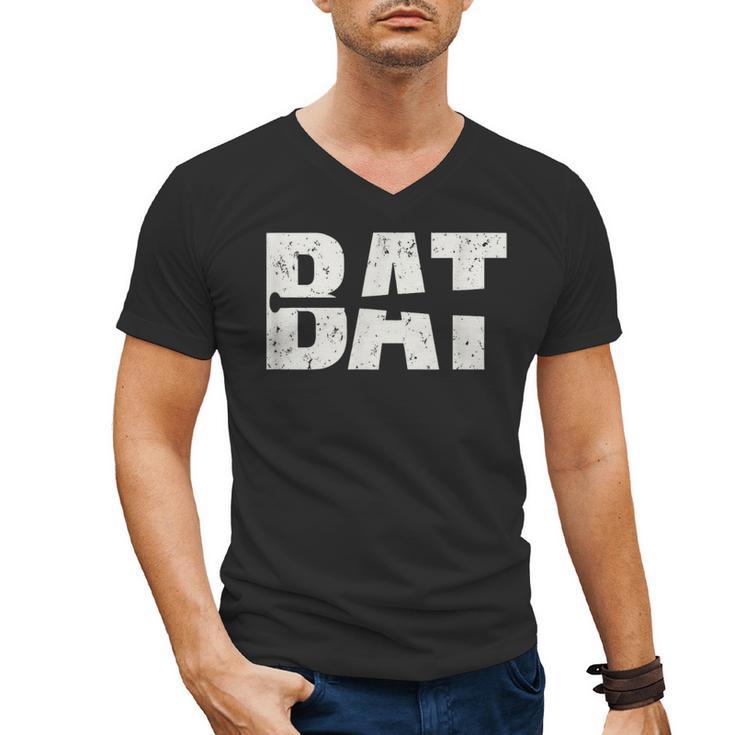 Cool Bat Dad Baseball Tee Women Kids Men's V-Neck T-Shirt