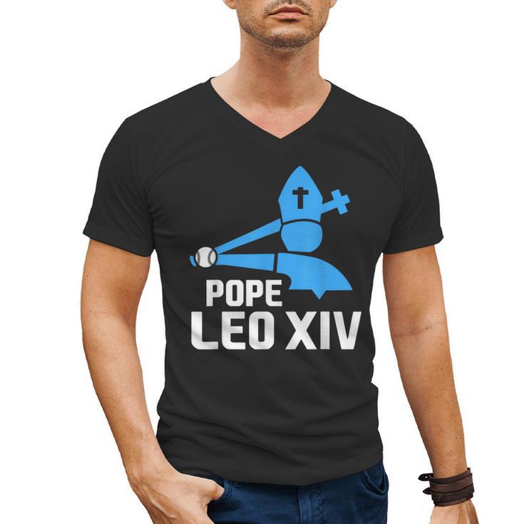 Da Pope Leo XIV Baseball Men's V-Neck T-Shirt