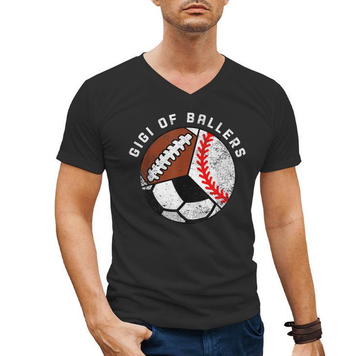 Gigi Of Ballers Baseball Soccer Football Gigi Men's V-Neck T-Shirt
