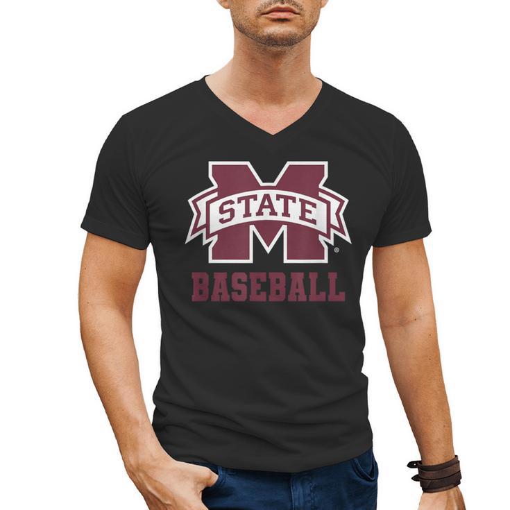 Mississippi State Baseball Bulldogs NCAA MS16 Men's V-Neck T-Shirt