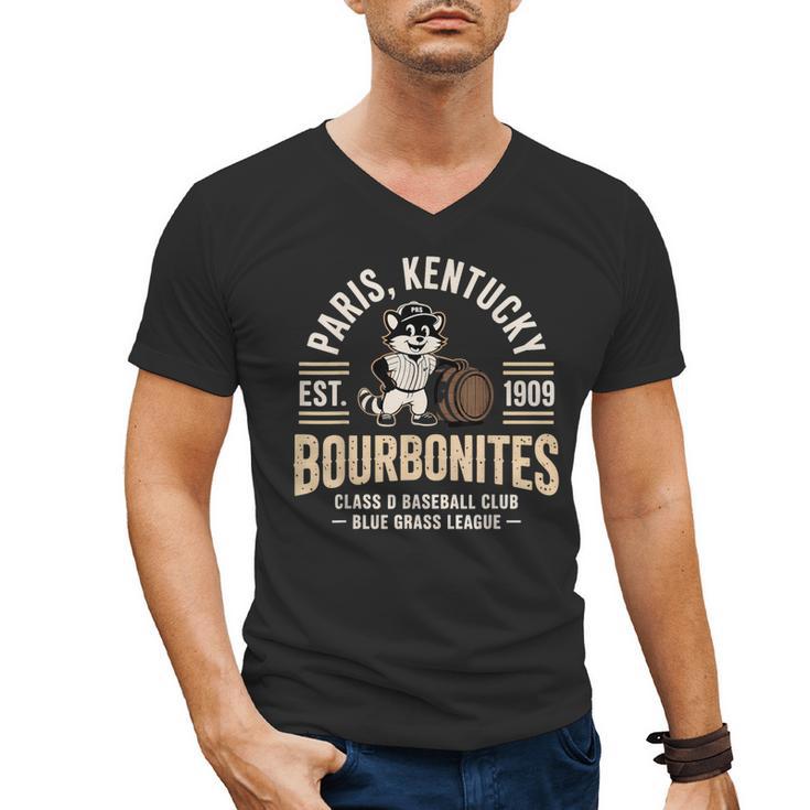 Paris Kentucky Bourbonites Baseball Heritage Men's V-Neck T-Shirt