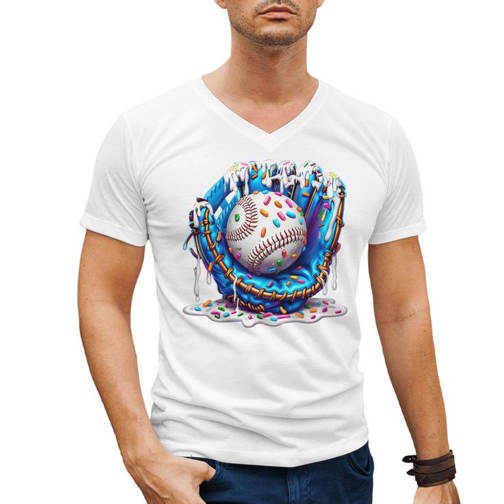 Baseball Drip For Boys Ice Cream Drip Youth Baseball Boys Premium Tri-Blend Men's V-Neck T-Shirt Baseball Drip For Boys Ice Cream Drip Youth Baseball Boys Premium Tri-Blend Men's V-Neck T-Shirt