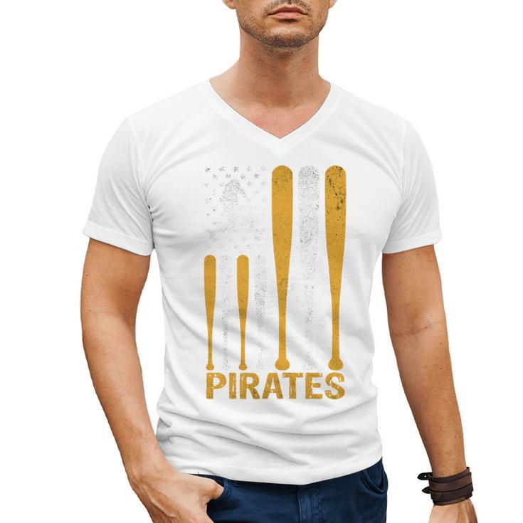 Pirates Baseball Fan Apparel For Sports Enthusiasts Men's V-Neck T-Shirt