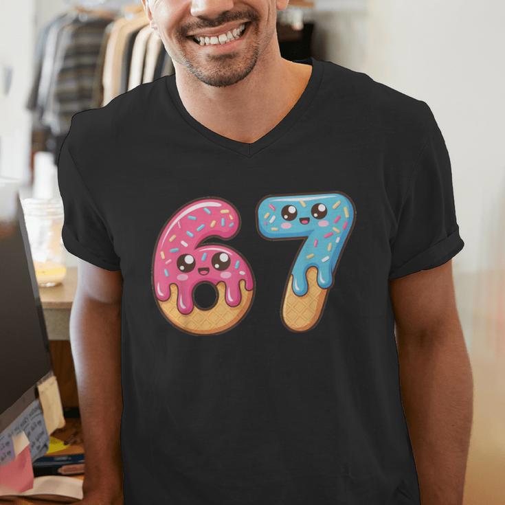 67 Shirt Baseball Life Style 101 Apparel Youth Drip Meme 6 7 Men's V-Neck T-Shirt 67 Shirt Baseball Life Style 101 Apparel Youth Drip Meme 6 7 Men's V-Neck T-Shirt