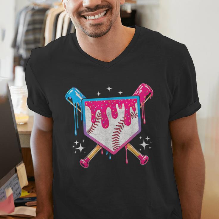 Baseball Drip Purple Glove Respect The Drip Youth Boys Girls Men's V-Neck T-Shirt Baseball Drip Purple Glove Respect The Drip Youth Boys Girls Men's V-Neck T-Shirt