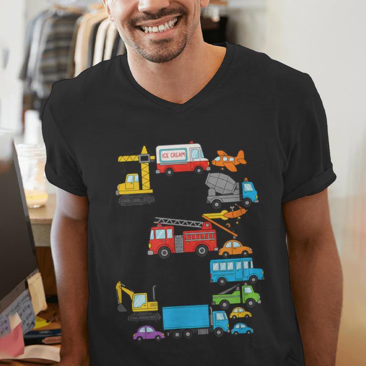 Baseball Ice Cream Drip Vehicles Youth Baseball Drip Men's V-Neck T-Shirt Baseball Ice Cream Drip Vehicles Youth Baseball Drip Men's V-Neck T-Shirt