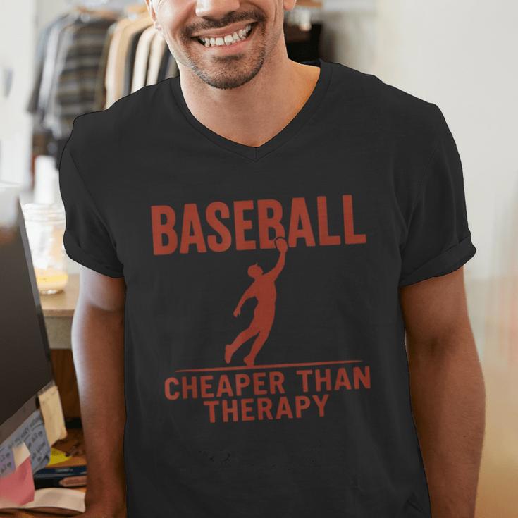 Baseball Tee For Men Women Men's V-Neck T-Shirt Baseball Tee For Men Women Men's V-Neck T-Shirt
