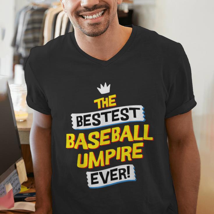 Best Baseball Umpire Job Occupation Men's V-Neck T-Shirt
