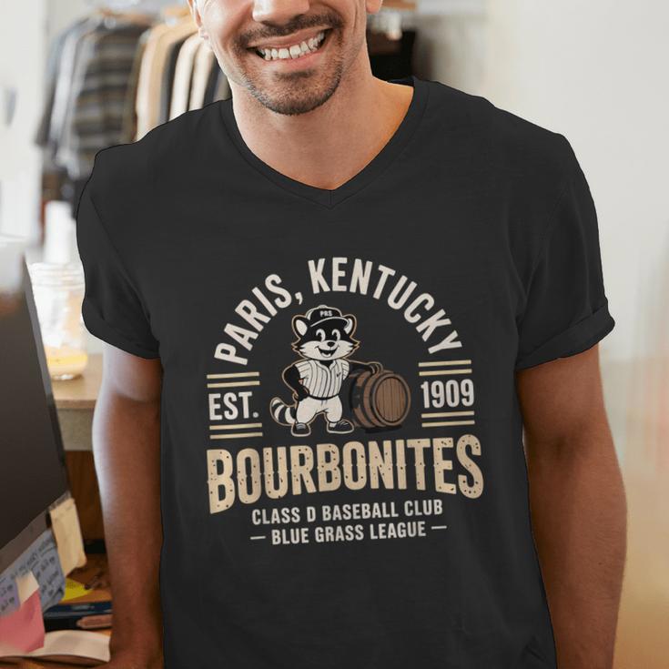 Paris Kentucky Bourbonites Baseball Heritage Men's V-Neck T-Shirt