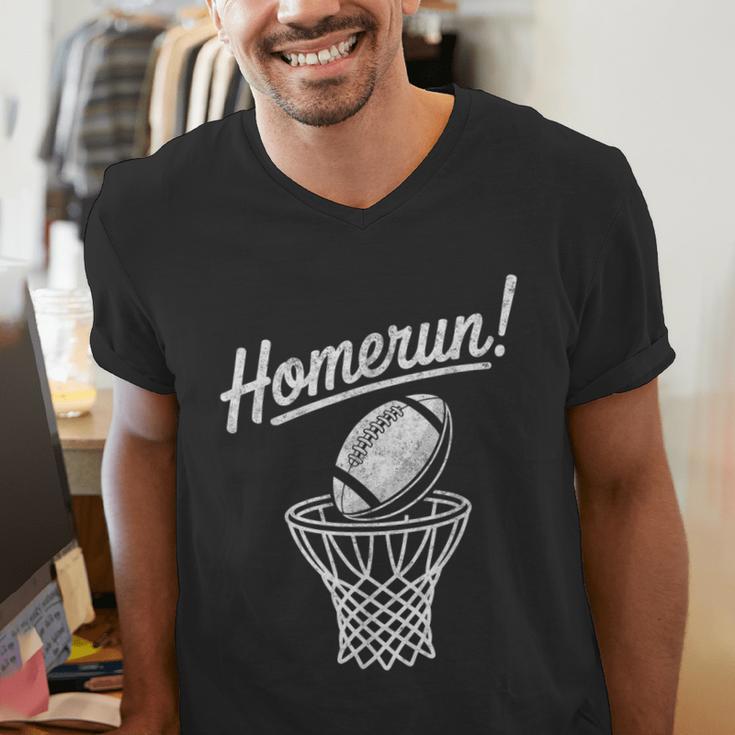 Sports Homerun Football Basketball Baseball Joke Tee Men's V-Neck T-Shirt Sports Homerun Football Basketball Baseball Joke Tee Men's V-Neck T-Shirt