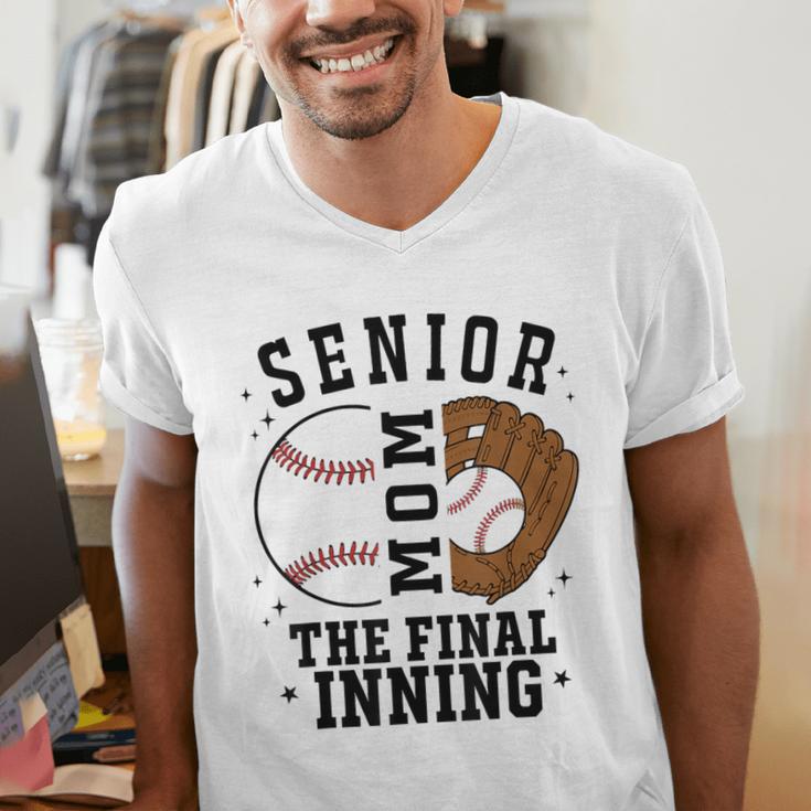 Baseball Senior Mom 2026 The Final Inning Men's V-Neck T-Shirt