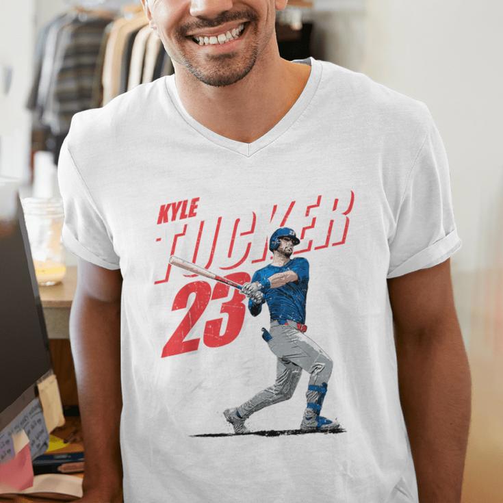 Kyle Tucker Los Angeles D Baseball Players MLBKYT204M Men's V-Neck T-Shirt Kyle Tucker Los Angeles D Baseball Players MLBKYT204M Men's V-Neck T-Shirt