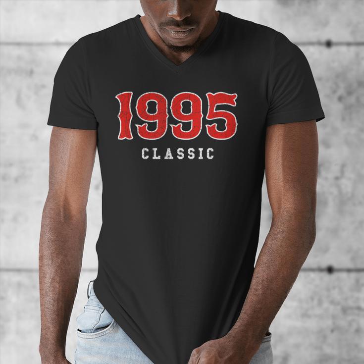 30 Year Old 1995 Classic Baseball Fan 30th Birthday Men's V-Neck T-Shirt 30 Year Old 1995 Classic Baseball Fan 30th Birthday Men's V-Neck T-Shirt