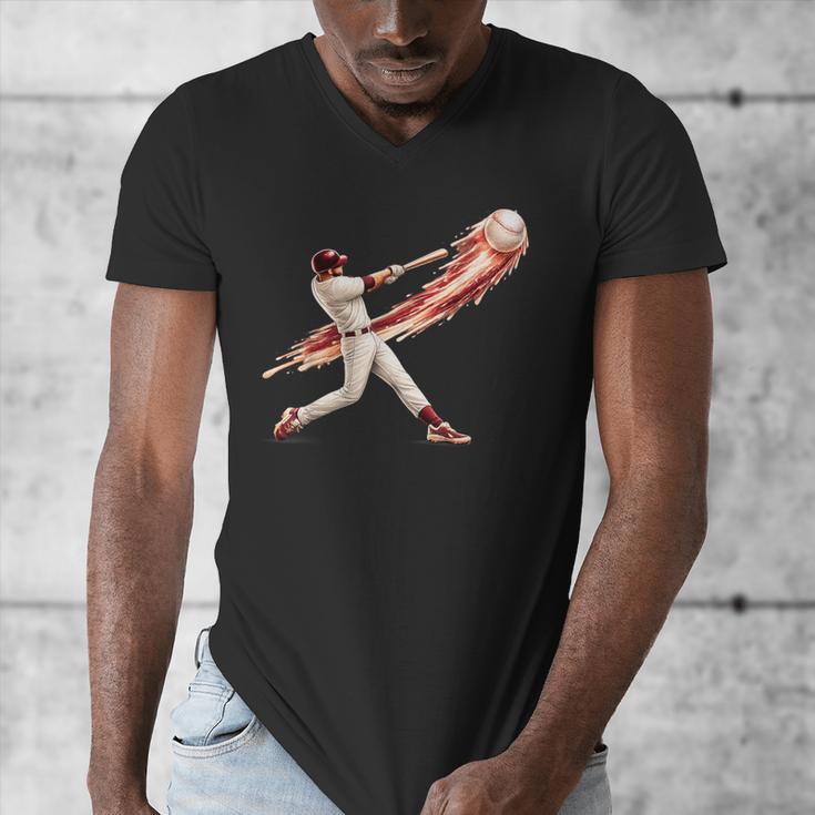 Baseball Drip Team For Boys And Girls Ice Cream Cool Men's V-Neck T-Shirt Baseball Drip Team For Boys And Girls Ice Cream Cool Men's V-Neck T-Shirt