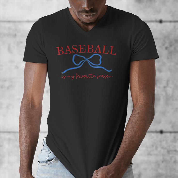 Baseball Is My Favorite Season Shirt Baseball Season Vibes Men's V-Neck T-Shirt Baseball Is My Favorite Season Shirt Baseball Season Vibes Men's V-Neck T-Shirt