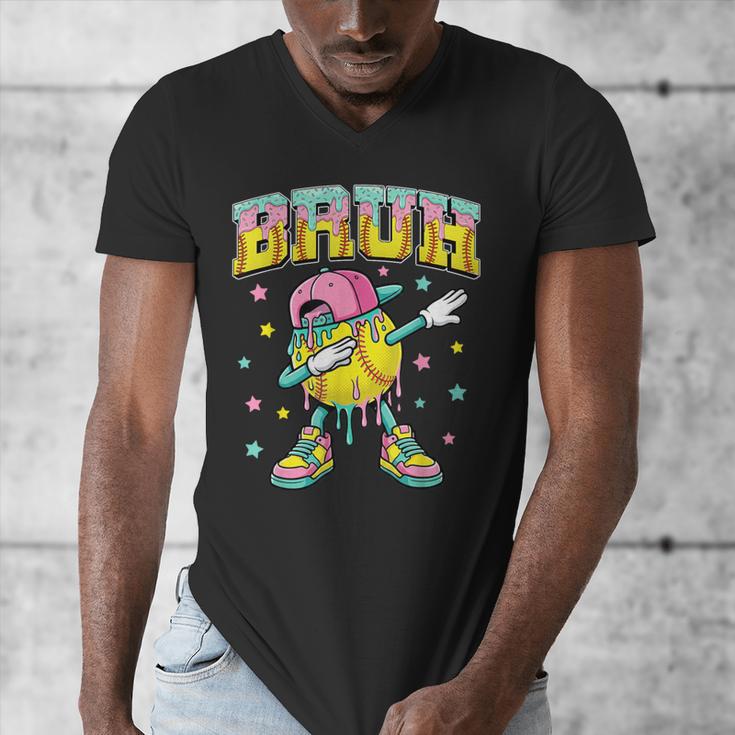 Baseball Life Style 101 Apparel Youth Drip Baseball Boys Kid Men's V-Neck T-Shirt Baseball Life Style 101 Apparel Youth Drip Baseball Boys Kid Men's V-Neck T-Shirt