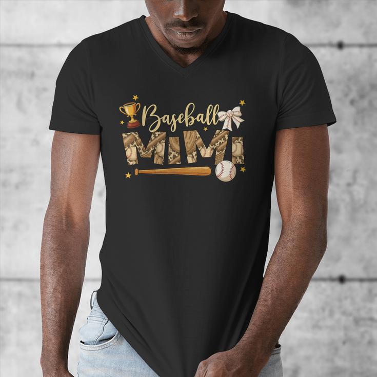Baseball Mimi Vintage Baseball Lover Men's V-Neck T-Shirt Baseball Mimi Vintage Baseball Lover Men's V-Neck T-Shirt