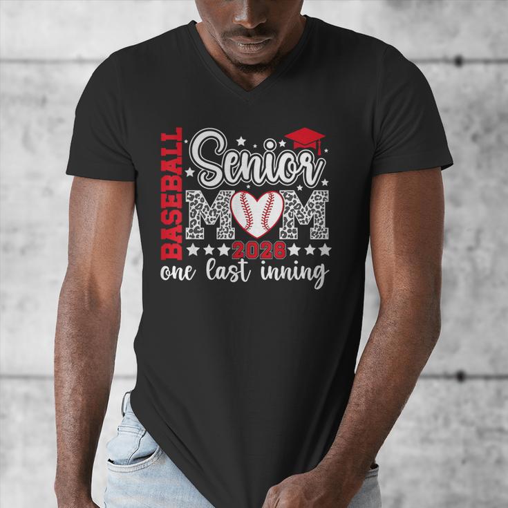 Baseball Senior Mom 2026 Last Inning Baseball Senior Mama Men's V-Neck T-Shirt Baseball Senior Mom 2026 Last Inning Baseball Senior Mama Men's V-Neck T-Shirt