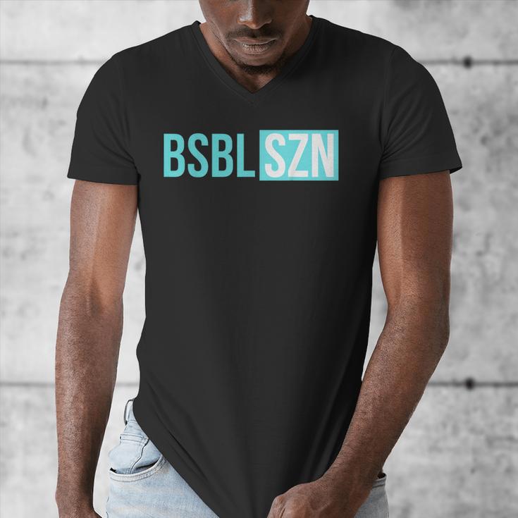 BSBL SZN Baseball Season Game Day Boys Girls Youth Men's V-Neck T-Shirt BSBL SZN Baseball Season Game Day Boys Girls Youth Men's V-Neck T-Shirt
