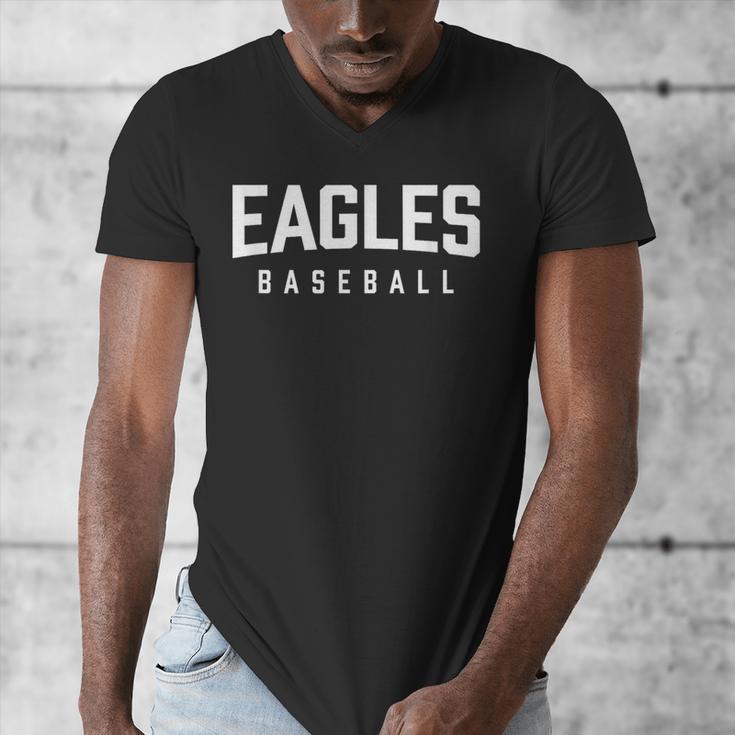 Eagles Baseball Inspired Men's V-Neck T-Shirt Eagles Baseball Inspired Men's V-Neck T-Shirt