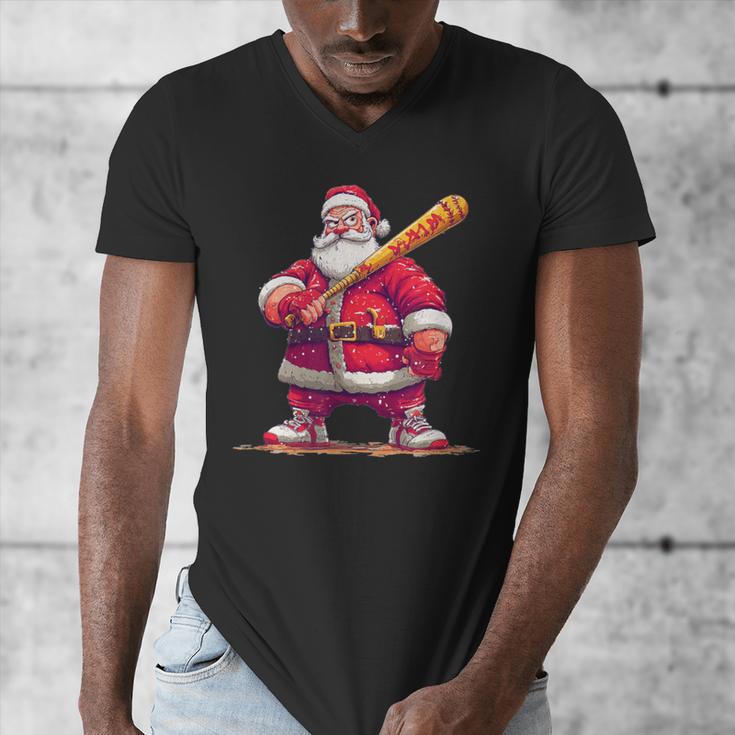 Festive Baseball Bat Costume For Adults And Kids Men's V-Neck T-Shirt Festive Baseball Bat Costume For Adults And Kids Men's V-Neck T-Shirt
