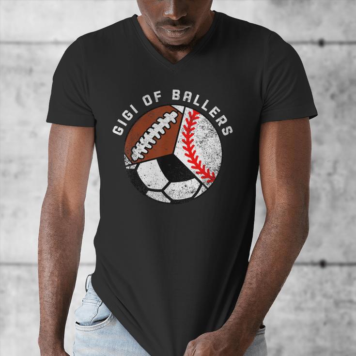 Gigi Of Ballers Baseball Soccer Football Gigi Men's V-Neck T-Shirt