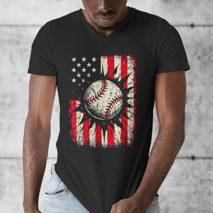 Ice Cream Baseball Drip Respect The Drip Youth Boy Baseball Men's V-Neck T-Shirt Ice Cream Baseball Drip Respect The Drip Youth Boy Baseball Men's V-Neck T-Shirt