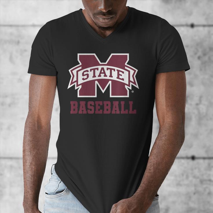 Mississippi State Baseball Bulldogs NCAA MS16 Men's V-Neck T-Shirt Mississippi State Baseball Bulldogs NCAA MS16 Men's V-Neck T-Shirt