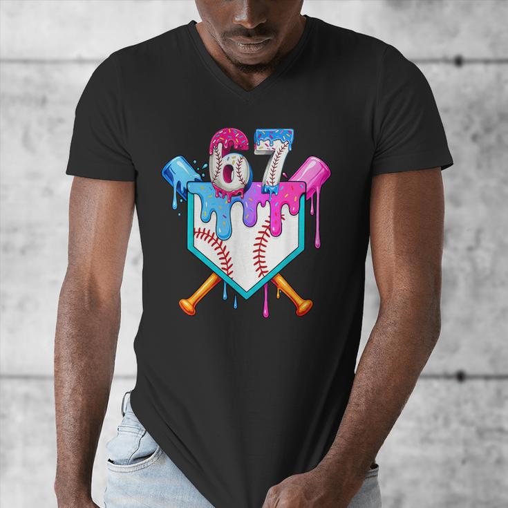 Six Seven Baseball Respect The Drip Boys Baseball Men's V-Neck T-Shirt Six Seven Baseball Respect The Drip Boys Baseball Men's V-Neck T-Shirt