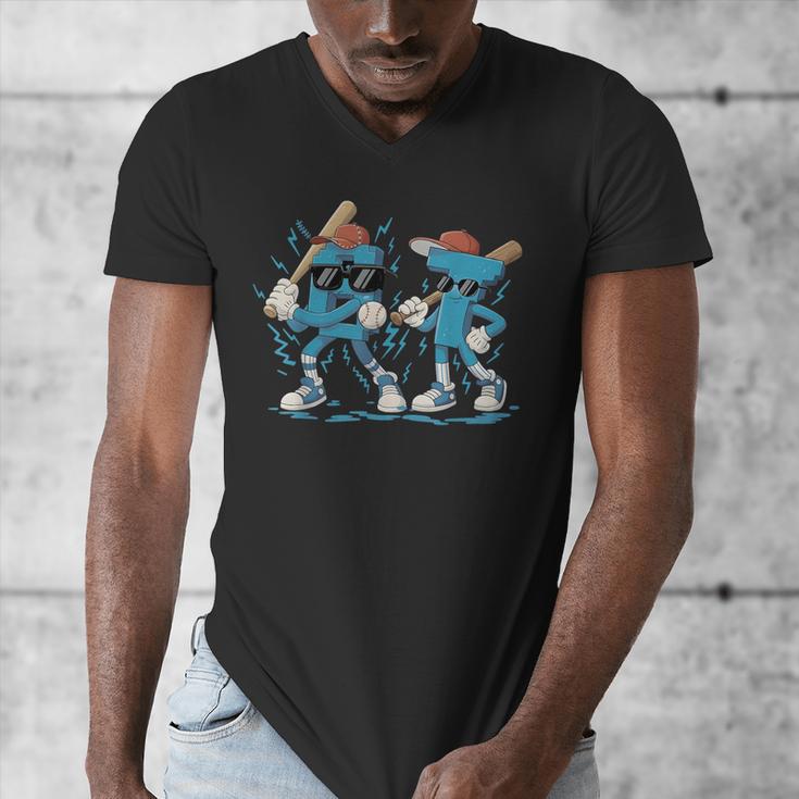 Six Seven Bruh Baseball 67 Meme For Men Boy Kids Men's V-Neck T-Shirt