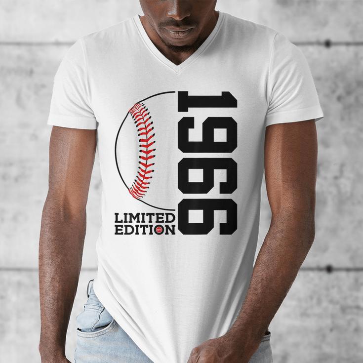 60th Birthday Baseball Limited Edition 1966 Men's V-Neck T-Shirt 60th Birthday Baseball Limited Edition 1966 Men's V-Neck T-Shirt