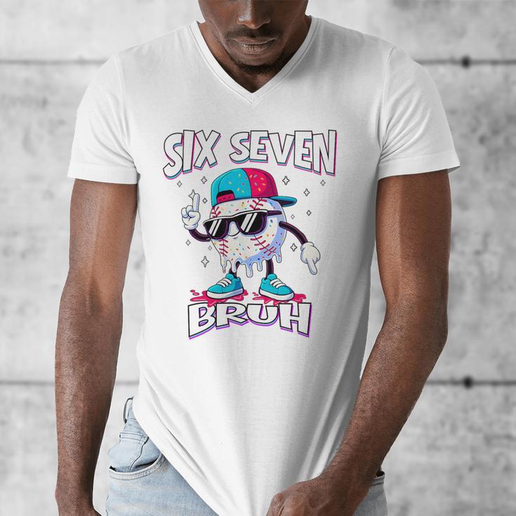 67 Meme Six Seven Baseball Ice Cream Drip Girls Boys Premium Tri-Blend Men's V-Neck T-Shirt 67 Meme Six Seven Baseball Ice Cream Drip Girls Boys Premium Tri-Blend Men's V-Neck T-Shirt
