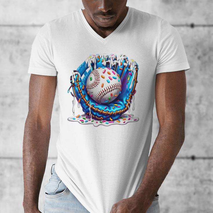 Baseball Drip For Boys Ice Cream Drip Youth Baseball Boys Premium Tri-Blend Men's V-Neck T-Shirt Baseball Drip For Boys Ice Cream Drip Youth Baseball Boys Premium Tri-Blend Men's V-Neck T-Shirt