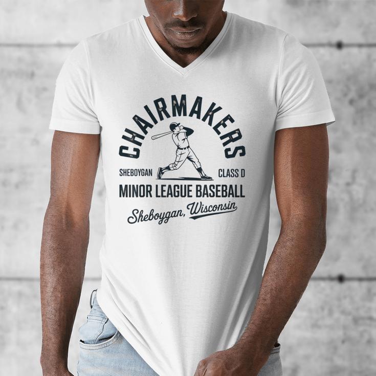 Chairmakers Sheboygan Minor League Baseball Men's V-Neck T-Shirt