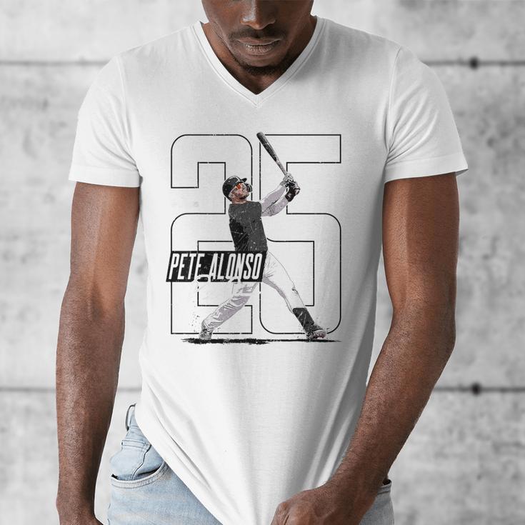 Pete Alonso Baltimore Baseball Players MLBPAL203M Men's V-Neck T-Shirt