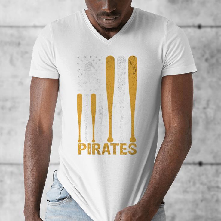 Pirates Baseball Fan Apparel For Sports Enthusiasts Men's V-Neck T-Shirt Pirates Baseball Fan Apparel For Sports Enthusiasts Men's V-Neck T-Shirt