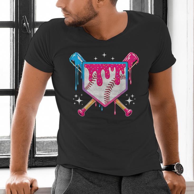 Baseball Drip Purple Glove Respect The Drip Youth Boys Girls Men's V-Neck T-Shirt Baseball Drip Purple Glove Respect The Drip Youth Boys Girls Men's V-Neck T-Shirt
