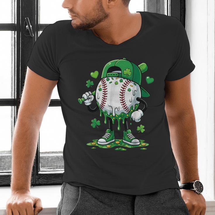 Baseball Icecream Apparel Youth Boy St Patrick's Day Men's V-Neck T-Shirt Baseball Icecream Apparel Youth Boy St Patrick's Day Men's V-Neck T-Shirt